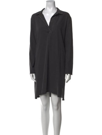 James Perse V-Neck Mini Dress