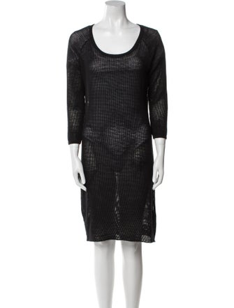 James Perse Printed Knee-Length Dress