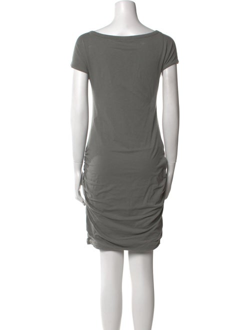 James Perse Bateau Neckline Mini Dress