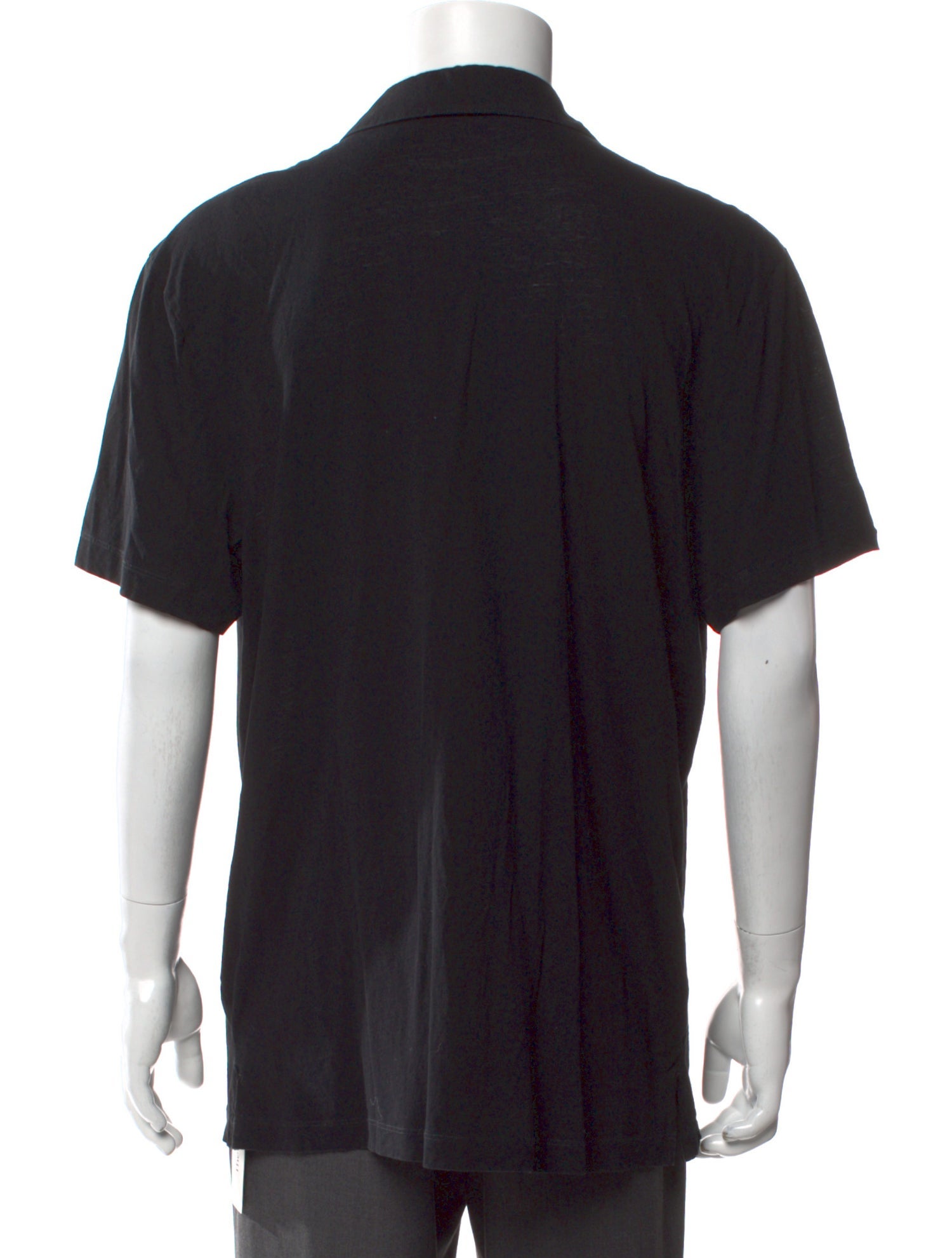 James Perse Collar Short Sleeve Polo Shirt