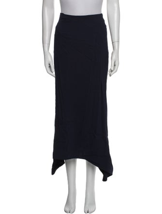 James Perse Ruffle Embellishment Midi Length Skirt