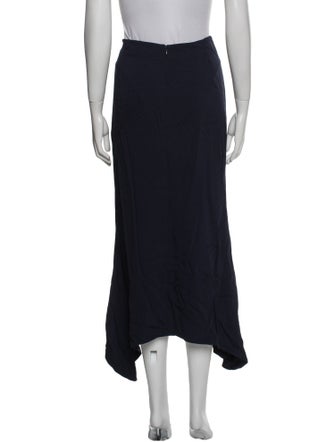 James Perse Ruffle Embellishment Midi Length Skirt