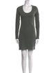James Perse Scoop Neck Mini Dress