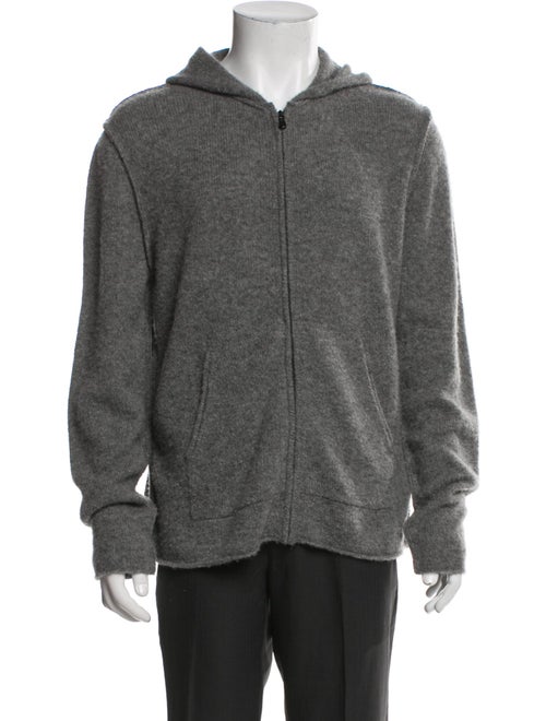 James Perse Cashmere V-Neck Hoodie