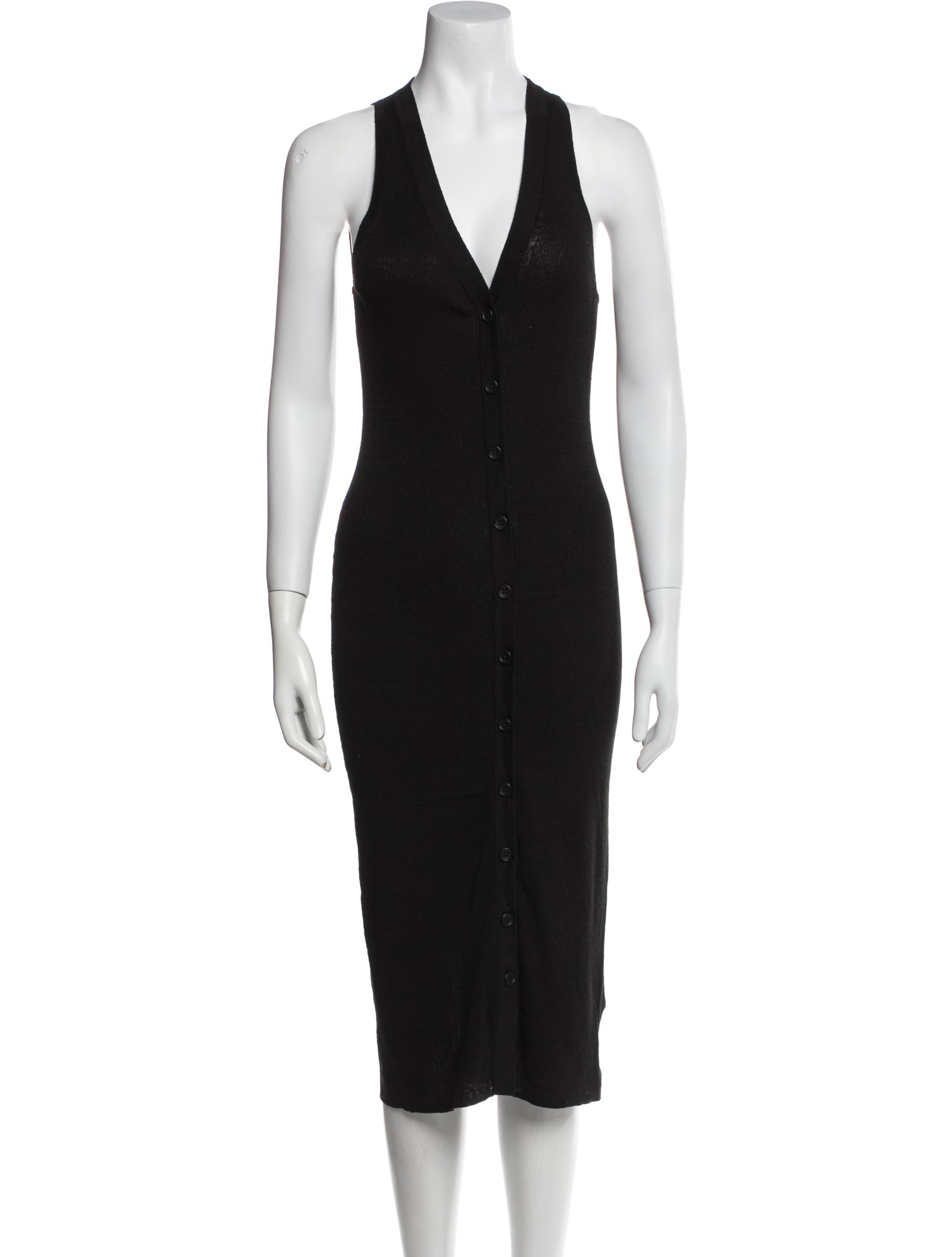 James Perse Linen Midi Length Dress