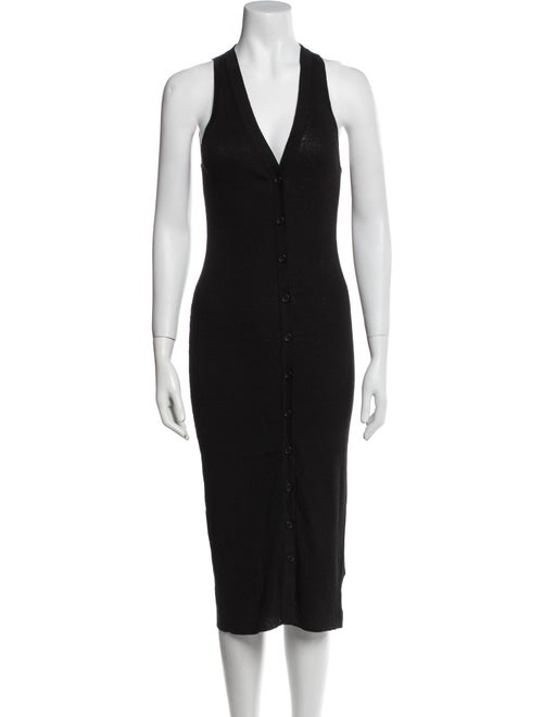 James Perse Linen Midi Length Dress