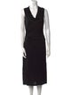 James Perse Cowl Neck Midi Length Dress