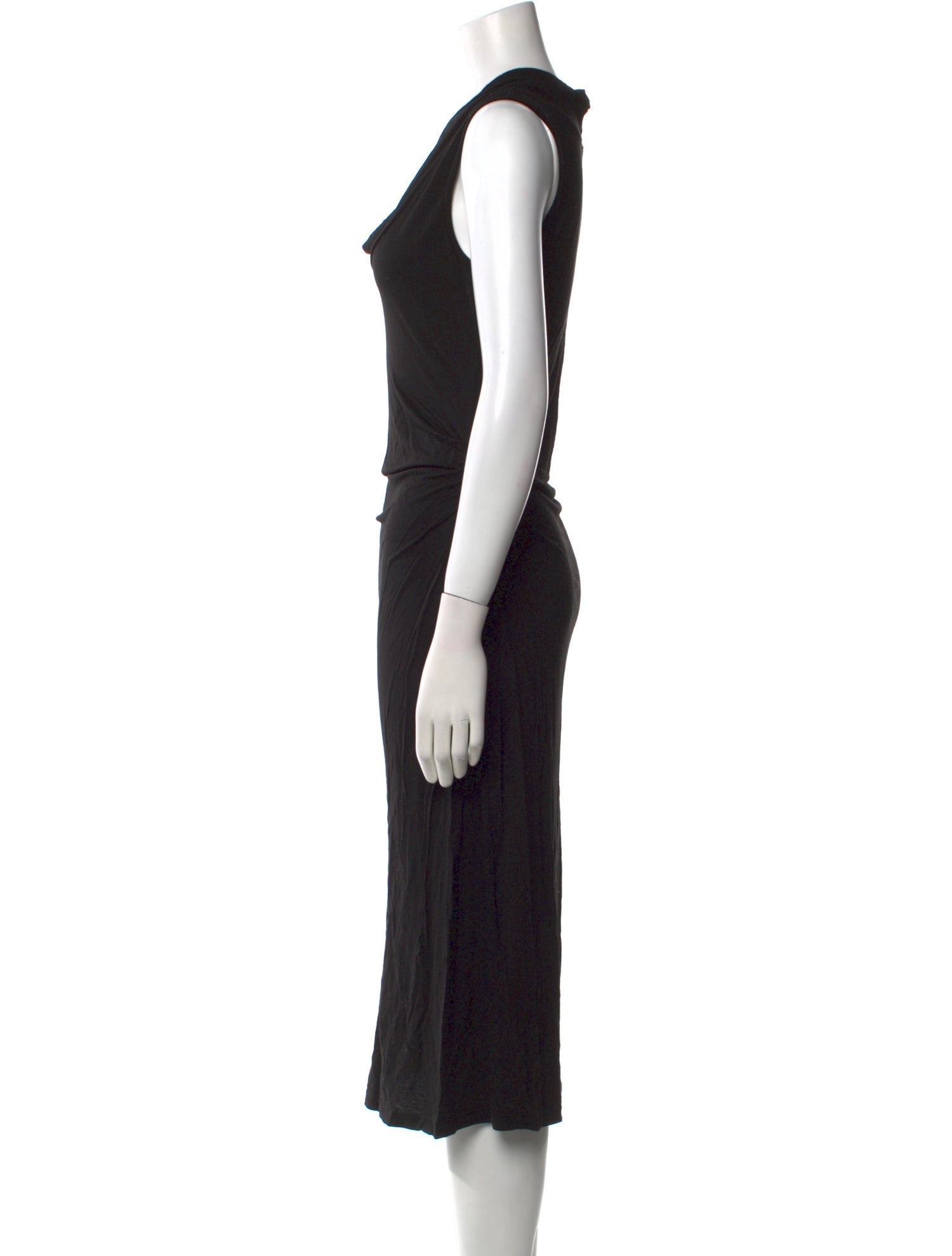 James Perse Cowl Neck Midi Length Dress