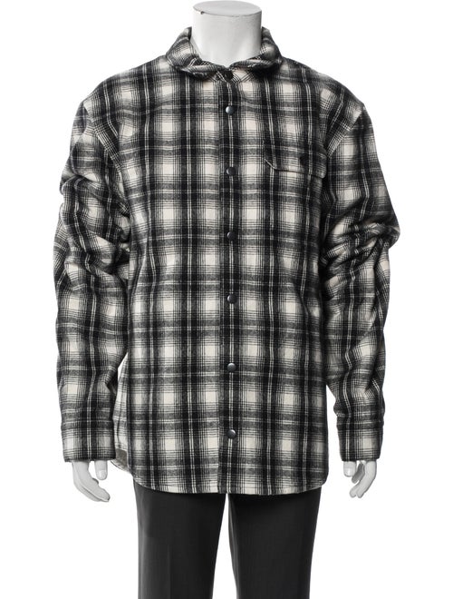 James Perse Plaid Print Jacket