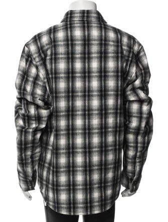 James Perse Plaid Print Jacket