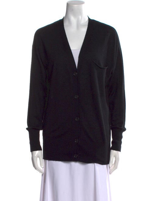 James Perse Cashmere Plunge Neckline Sweater