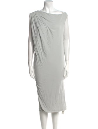 James Perse Cowl Neck Midi Length Dress
