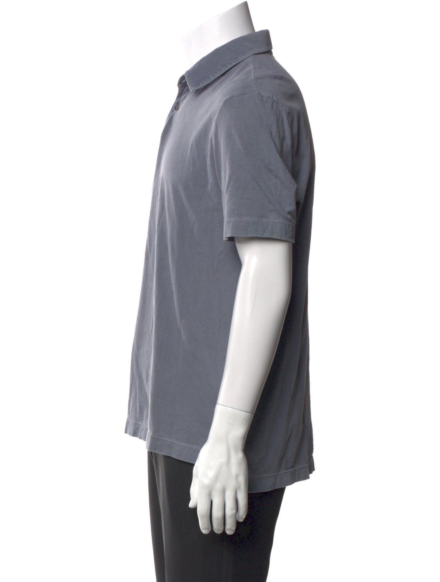 James Perse Collar Short Sleeve Polo Shirt