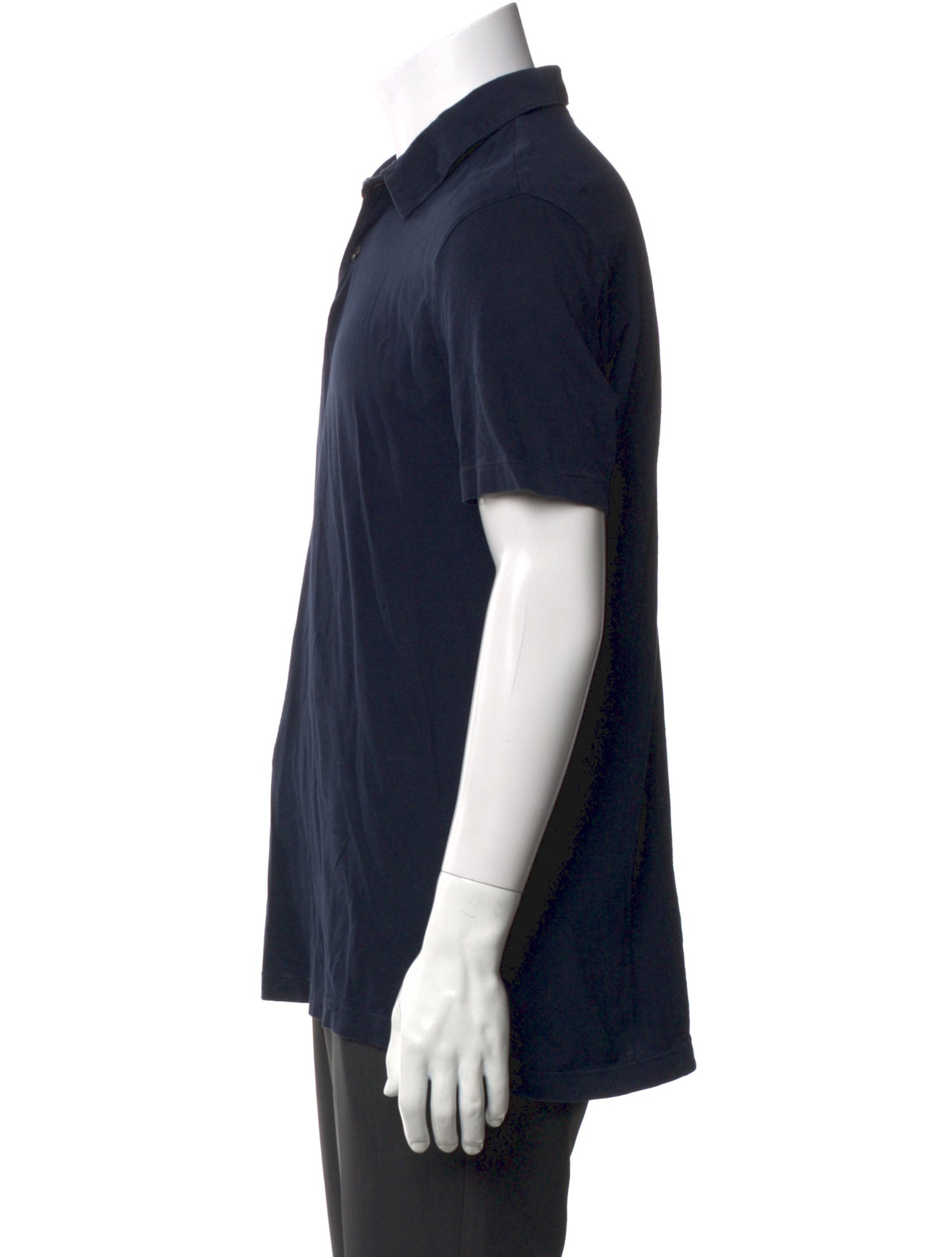 James Perse Crew Neck Short Sleeve Polo Shirt