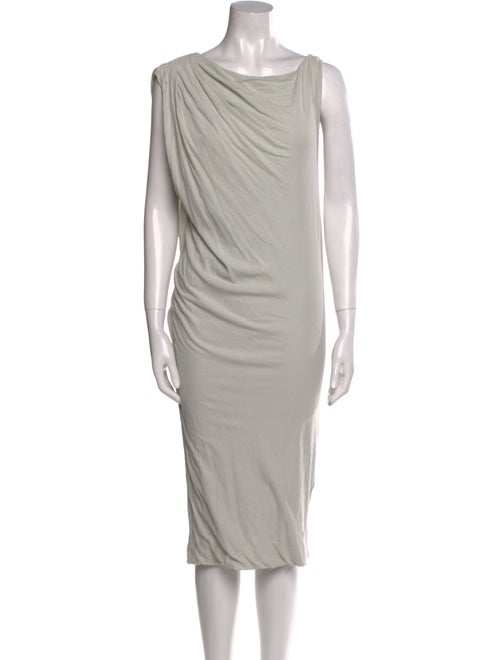 James Perse Cowl Neck Midi Length Dress