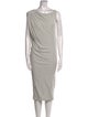 James Perse Cowl Neck Midi Length Dress