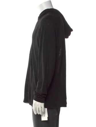 James Perse Linen Mock Neck Pullover