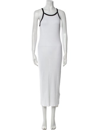 James Perse Linen Midi Length Dress