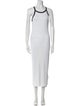 James Perse Linen Midi Length Dress