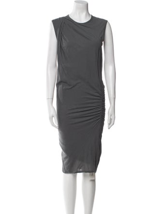 James Perse Cowl Neck Midi Length Dress