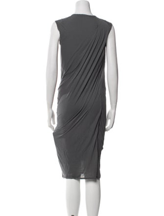 James Perse Cowl Neck Midi Length Dress