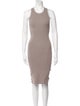 James Perse Scoop Neck Knee-Length Dress