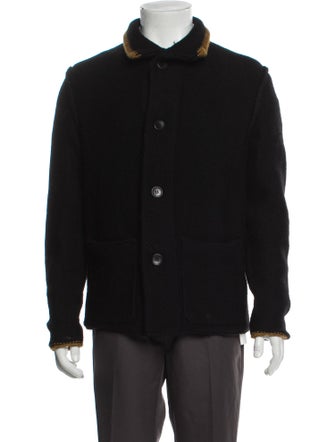 James Perse Wool Mock Neck Cardigan