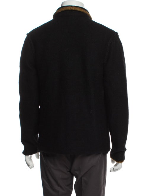 James Perse Wool Mock Neck Cardigan