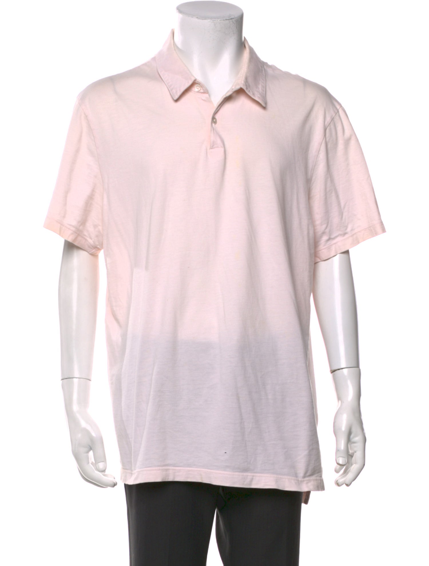 James Perse Collar Short Sleeve Polo Shirt