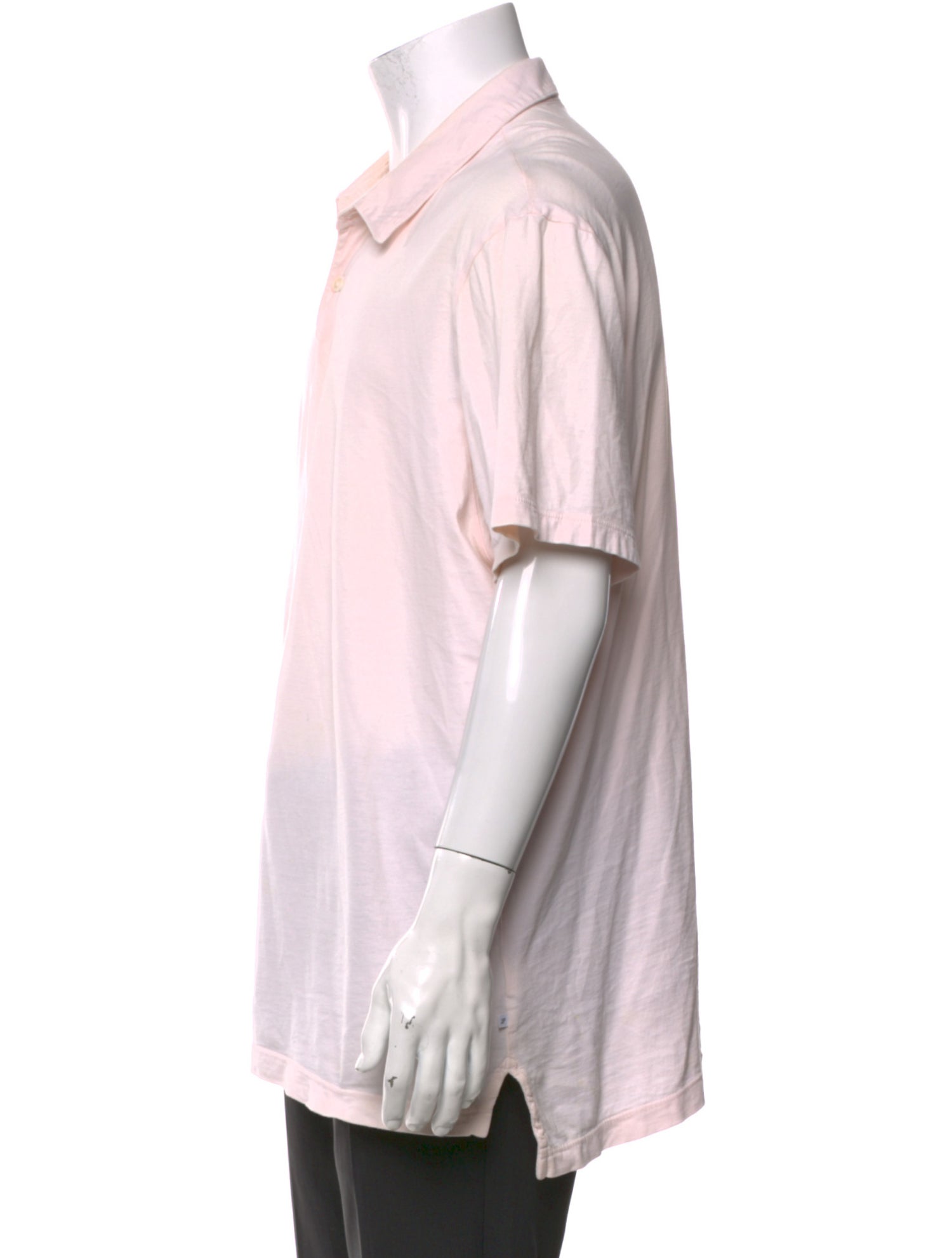 James Perse Collar Short Sleeve Polo Shirt