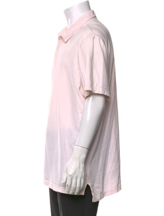James Perse Collar Short Sleeve Polo Shirt