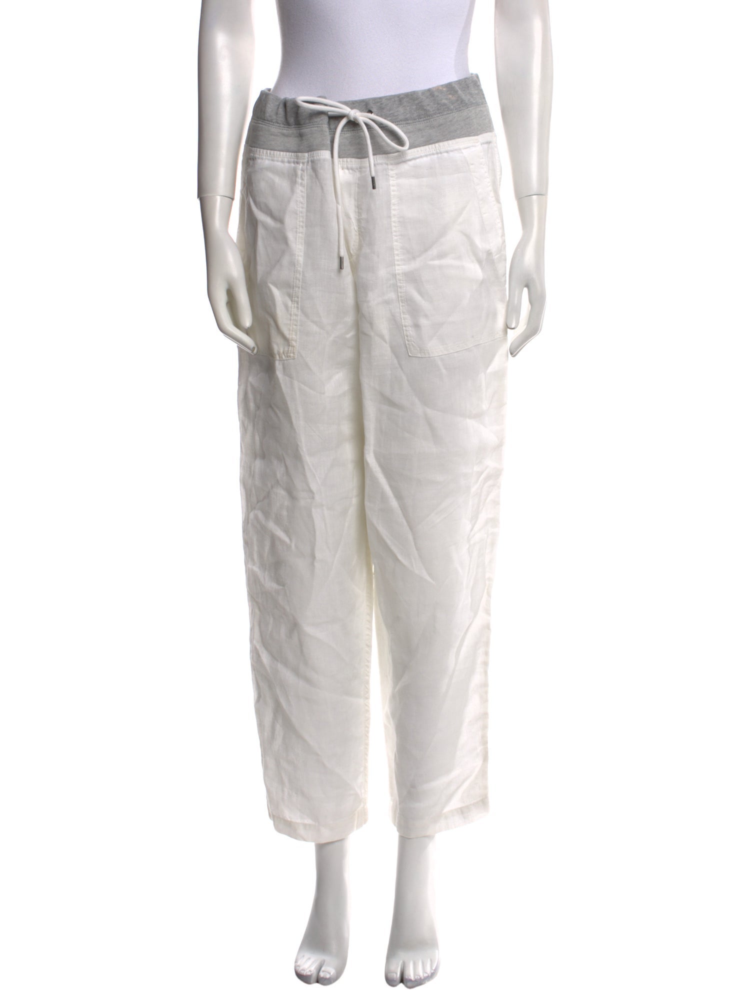 James Perse Linen Straight Leg Pants