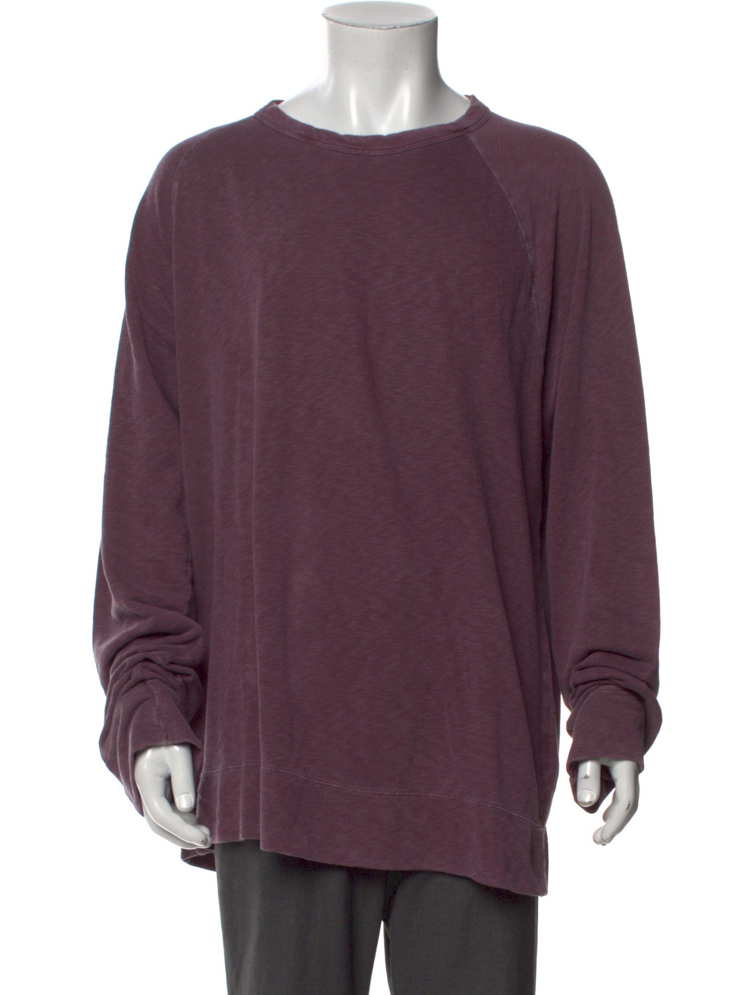 James Perse Crew Neck Long Sleeve Sweatshirt