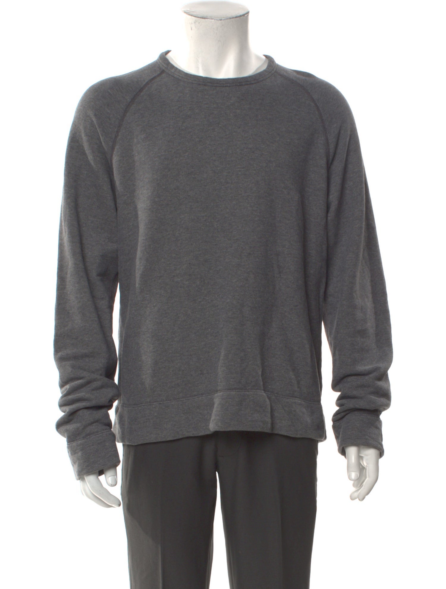 James Perse Crew Neck Long Sleeve Sweatshirt