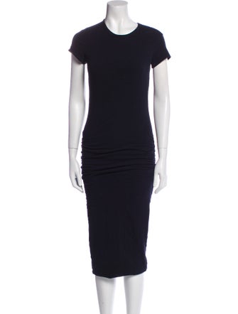 James Perse Crew Neck Midi Length Dress
