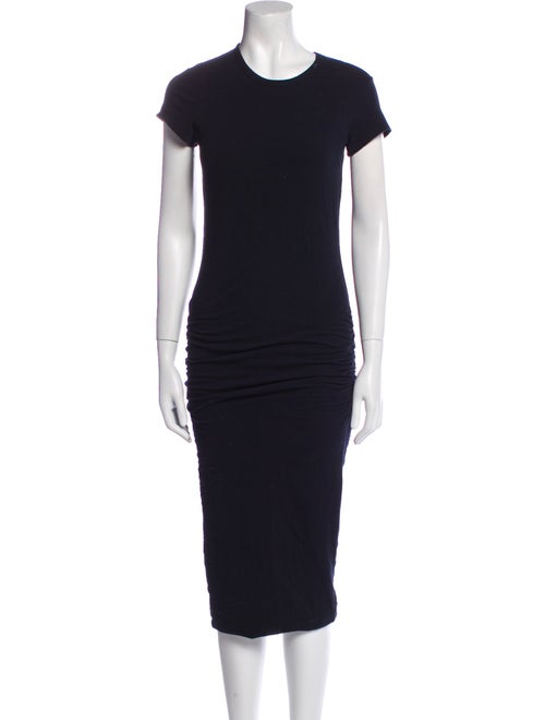 James Perse Crew Neck Midi Length Dress