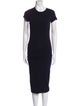 James Perse Crew Neck Midi Length Dress