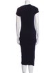 James Perse Crew Neck Midi Length Dress