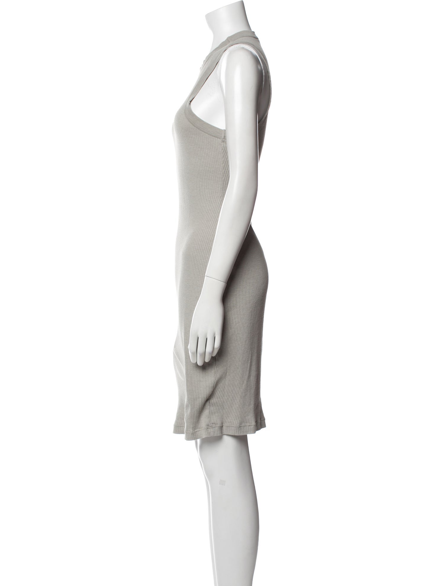 James Perse Crew Neck Knee-Length Dress
