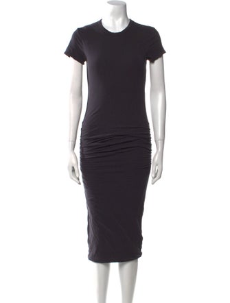 James Perse Crew Neck Midi Length Dress