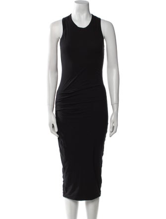 James Perse Crew Neck Midi Length Dress