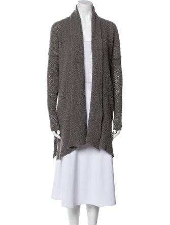 James Perse Merino Wool Open Front Sweater