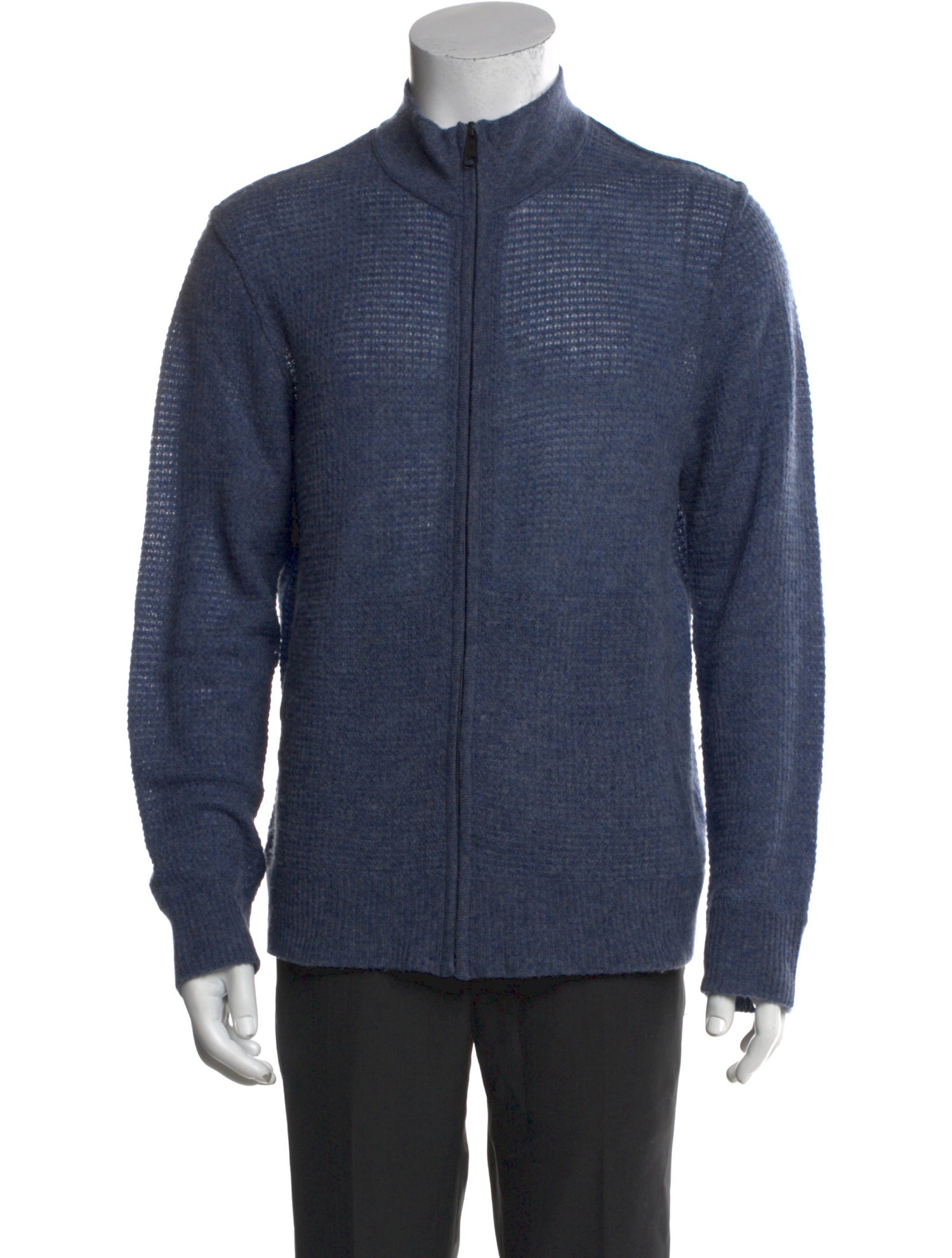 James Perse Cashmere Mock Neck Cardigan