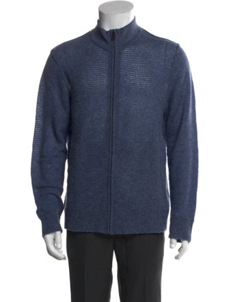 James Perse Cashmere Mock Neck Cardigan