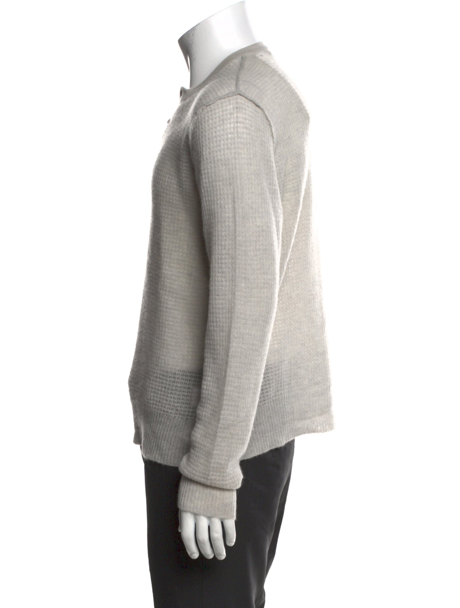 James Perse Cashmere Mock Neck Polo Sweater