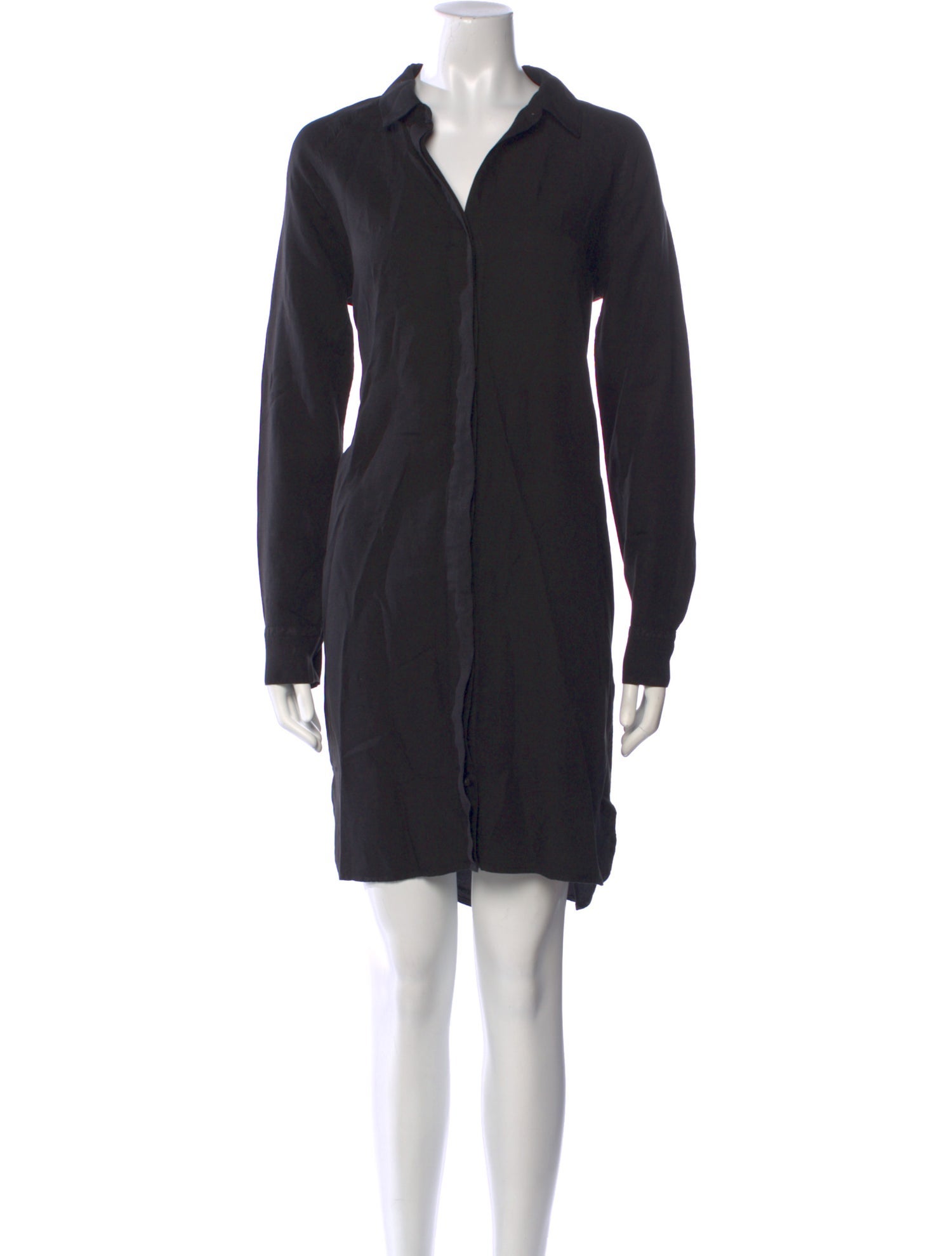 James Perse V-Neck Knee-Length Dress