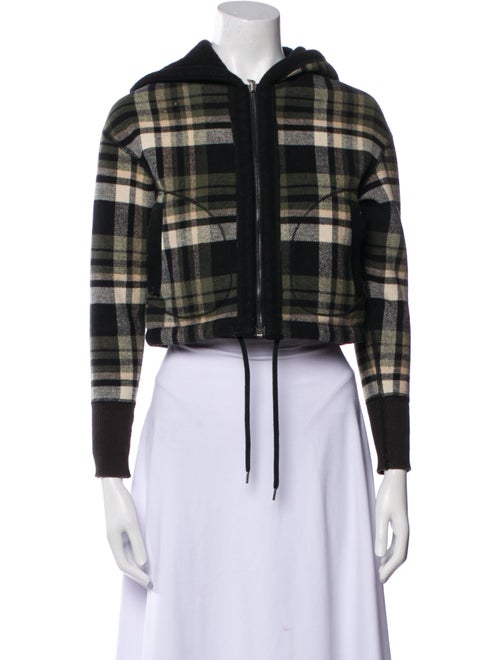 James Perse Plaid Print Jacket