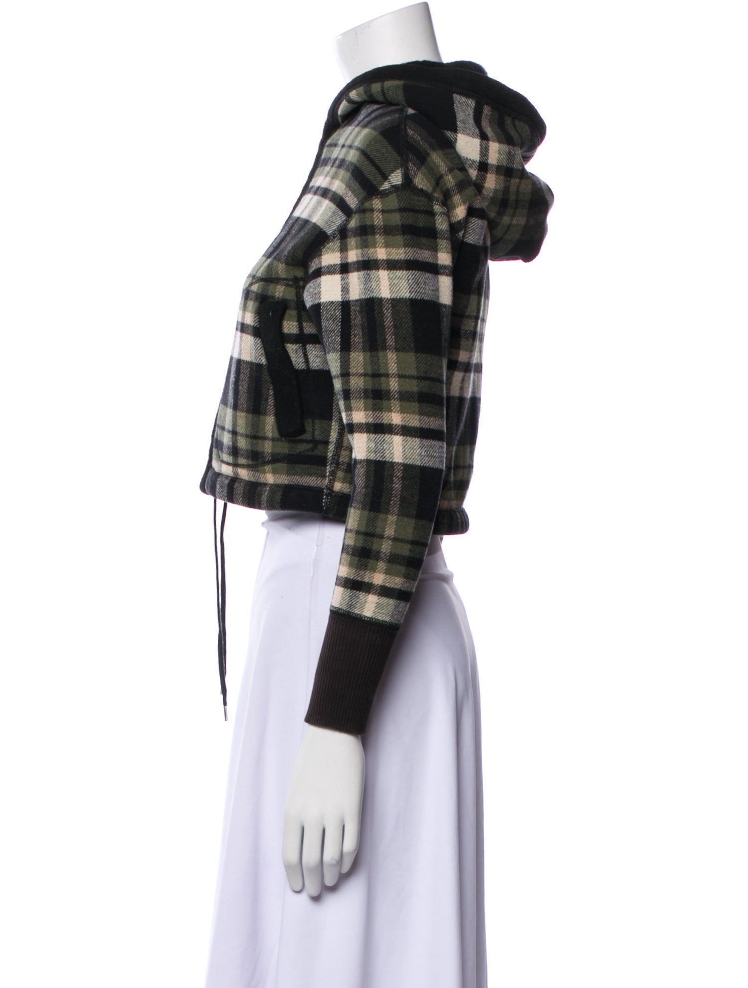 James Perse Plaid Print Jacket