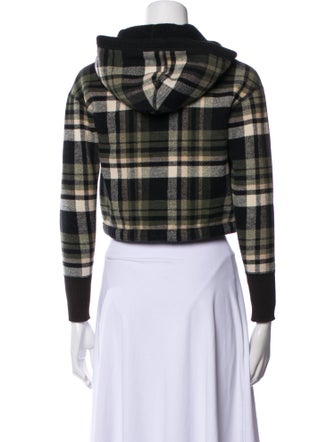 James Perse Plaid Print Jacket