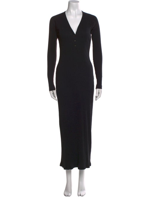James Perse V-Neck Long Dress